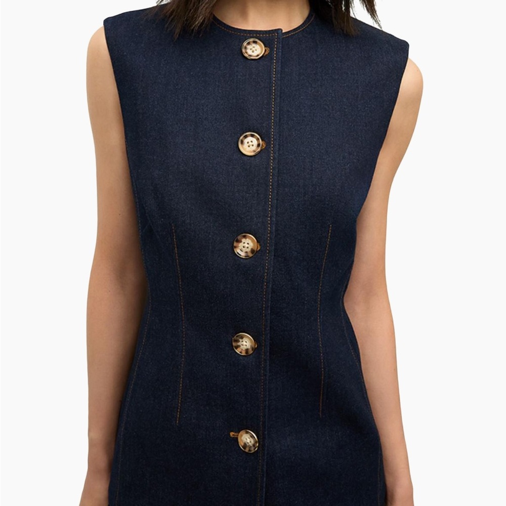 Veronica Beard Jessup Denim Vest NWT 2